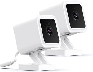 Wyze Cam v3 with Color Night Vision, Power Wired on 1080 HD Indoor/Outdoor Security Camera 2 units