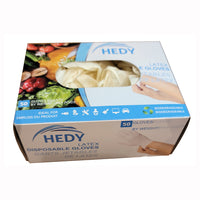 HEDY All Purpose Latex Glove, Powder Free [ 50pcs Medium ]